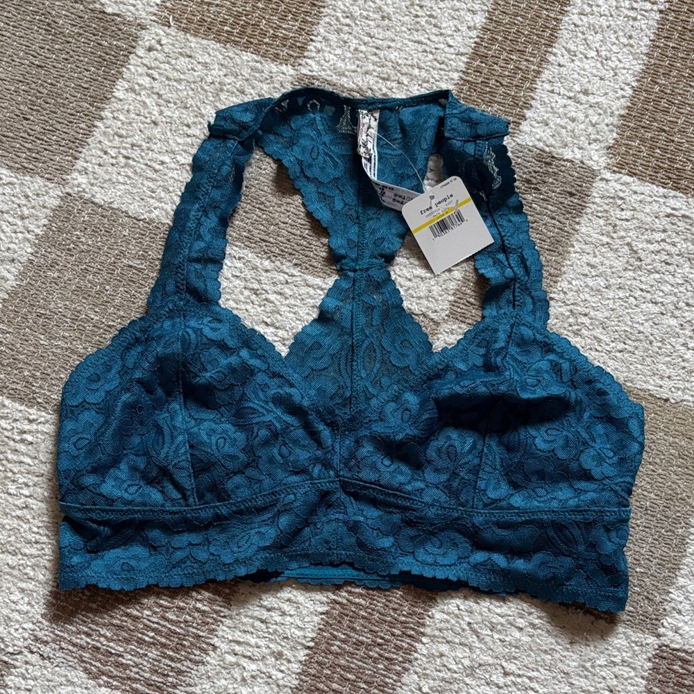 NWT Free People Blue Lace Bralette